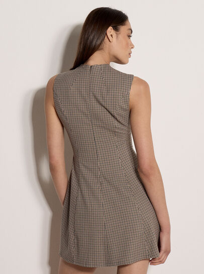 Heritage Check Fit And Flare Mini Dress