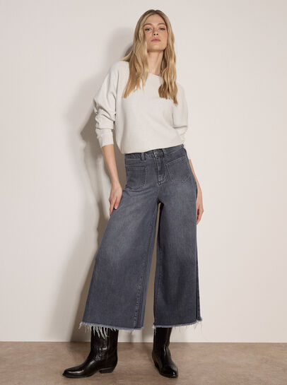 Metallic Ribbed Knit Jumper