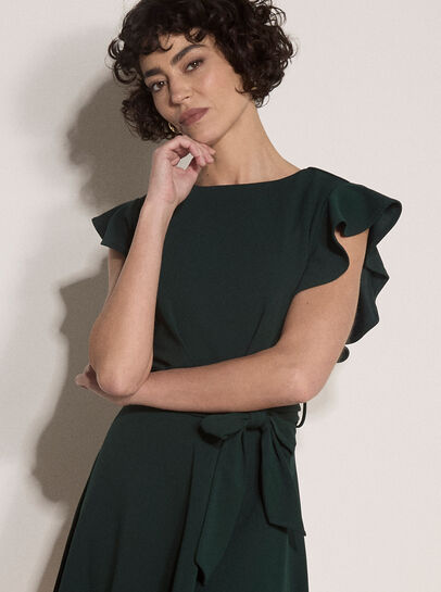 Jersey Crepe Mini Dress