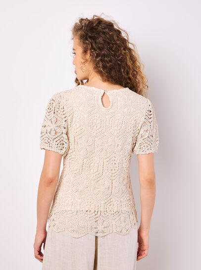 Crochet Hexagons T-Shirt
