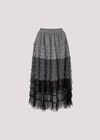 Ombre Tulle Midaxi Skirt, Grey, large