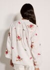 Floral Embroidered Blouse, White, large