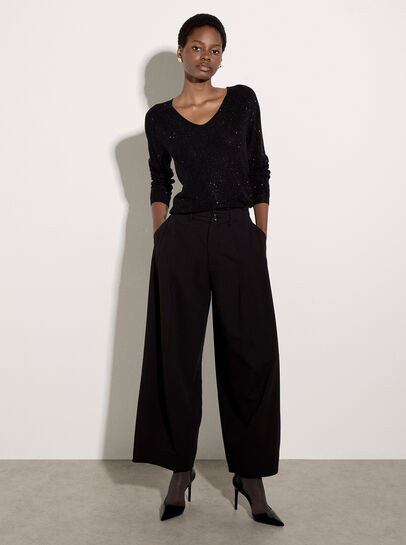 Diamante Embellished Fine Knit Jumper