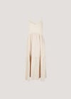Bead Embellished Cotton Midaxi Dress, Stone, large