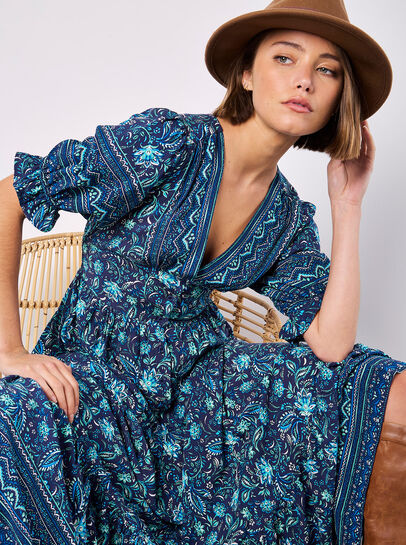 Sarasa Floral Maxi Dress