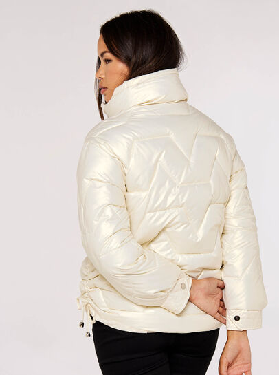 Irridescent Puffer Jacket
