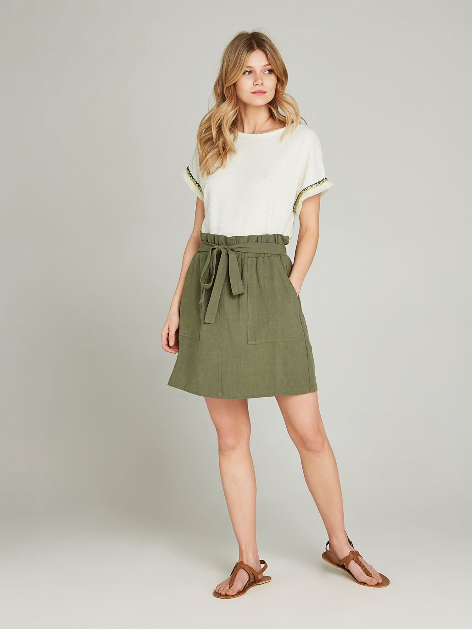 Paperbag skirt next best sale
