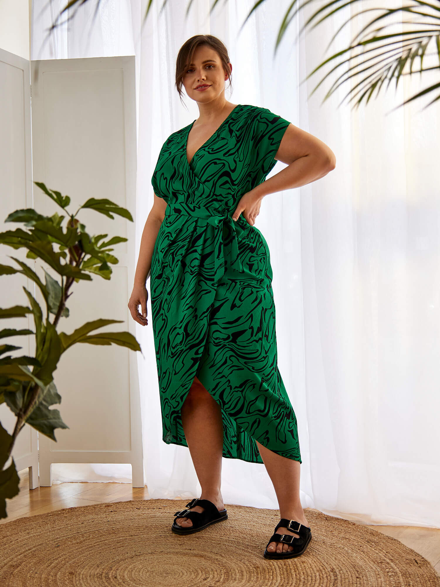 Curve Dresses Plus Size Women s Wear Apricot Clothing