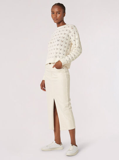 Open Knit Pointelle Jumper