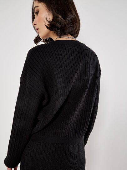 Fine Knit Cable Jumper