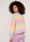 Rainbow Ombre Jumper, Pink, large