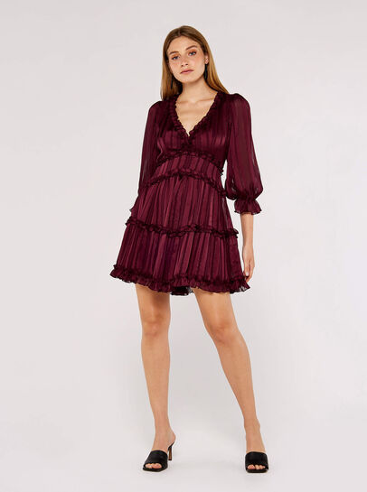 Ruffle Tiered Mini Dress