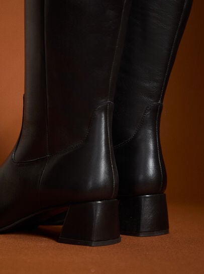 Tall Heeled Chelsea Boots