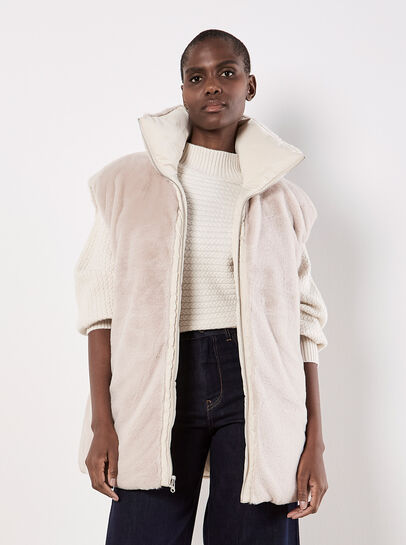 Reversible Oversized Puffer Gilet