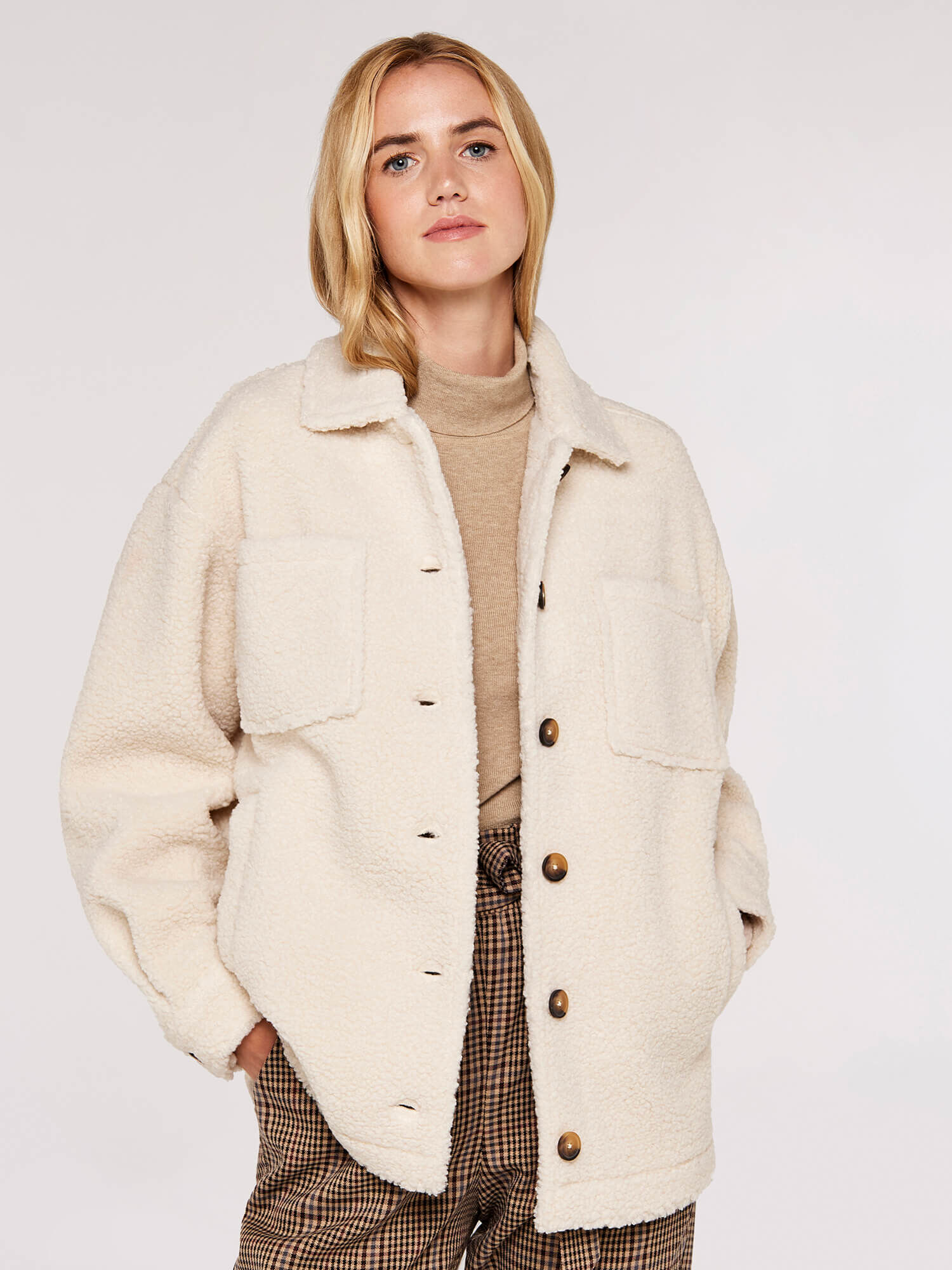 Teddy top borg jacket