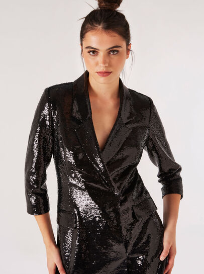 Sequin Blazer Mini Dress