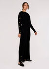  Button Detail Jumper, Black, large