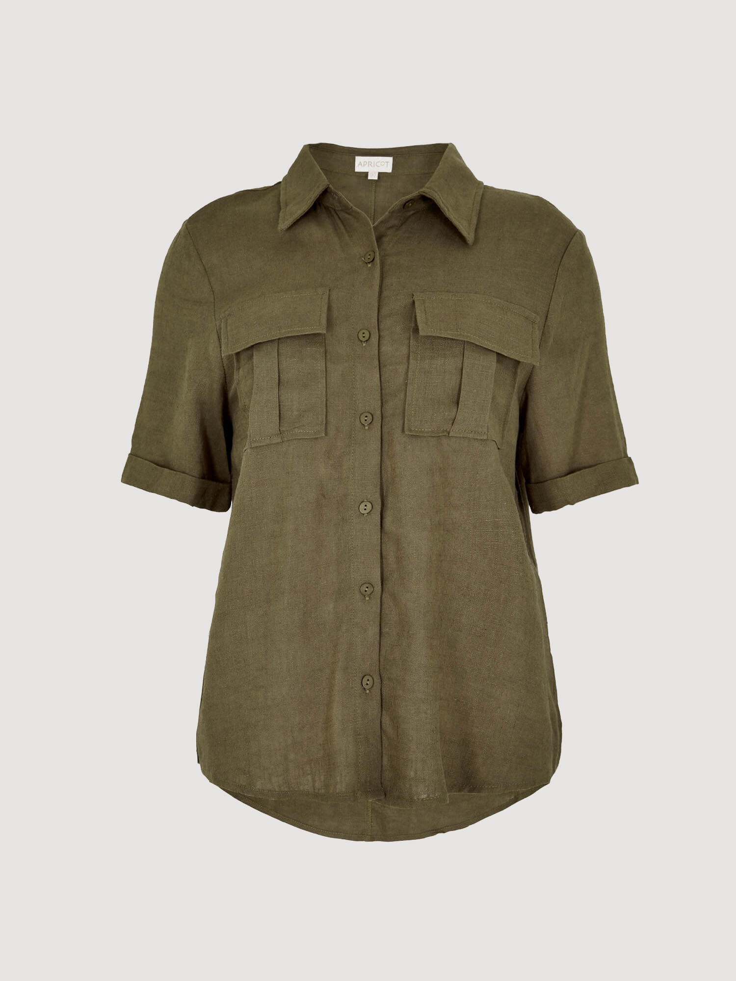 ◆KODAK◆ Chroma Breeze Short Sleeve Shirt Women KHAKI K4222 LOCKY apple green - silk shirt short sleeves