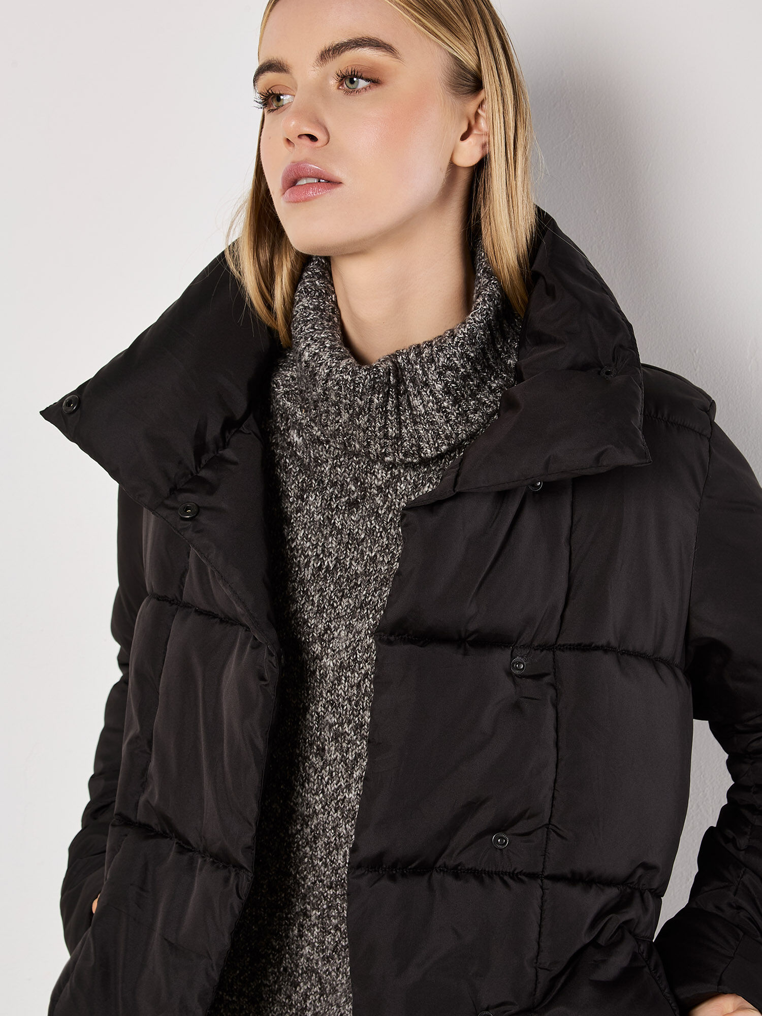 Quilted Puffer Jacket | Apricot Clothing
