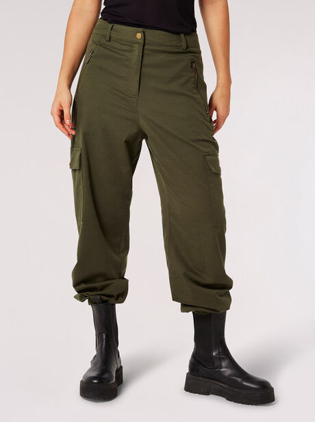 Twill Cargo Trousers