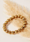 Elastic Chunky Gold Bracelet, Assorted, large