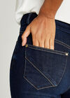Blue Skinny Fit Pocket Jeans, Blue, large