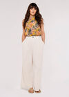 Tropical Halter Neck Top, Mustard, large
