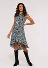 Cheetah Print  Mini Dress, Green, large