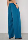 Soft Tailored Wide Leg Trousers, Teal, large