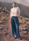 Chunky Cable Knit Jumper, Cream, large