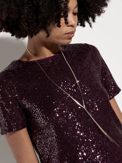 Sequin Embellished T-Shirt