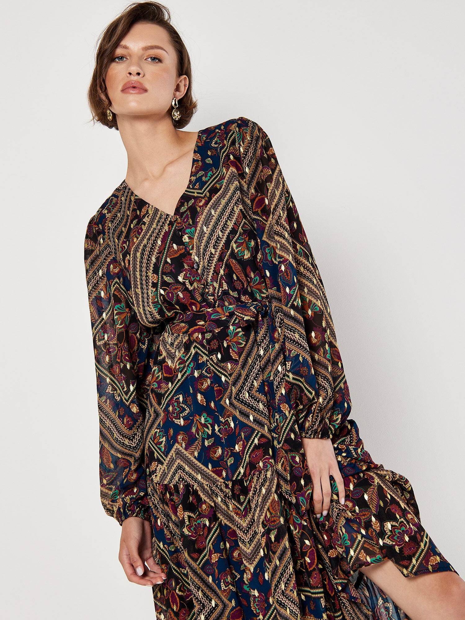 Robes Longues Vetements Pour Femmes Vetements Apricot