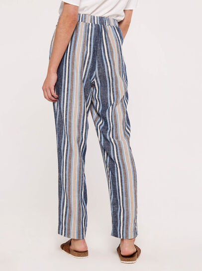 Chambray Stripe Trousers