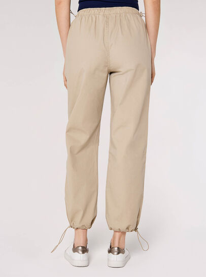 Pleat Tie Cargo Trousers