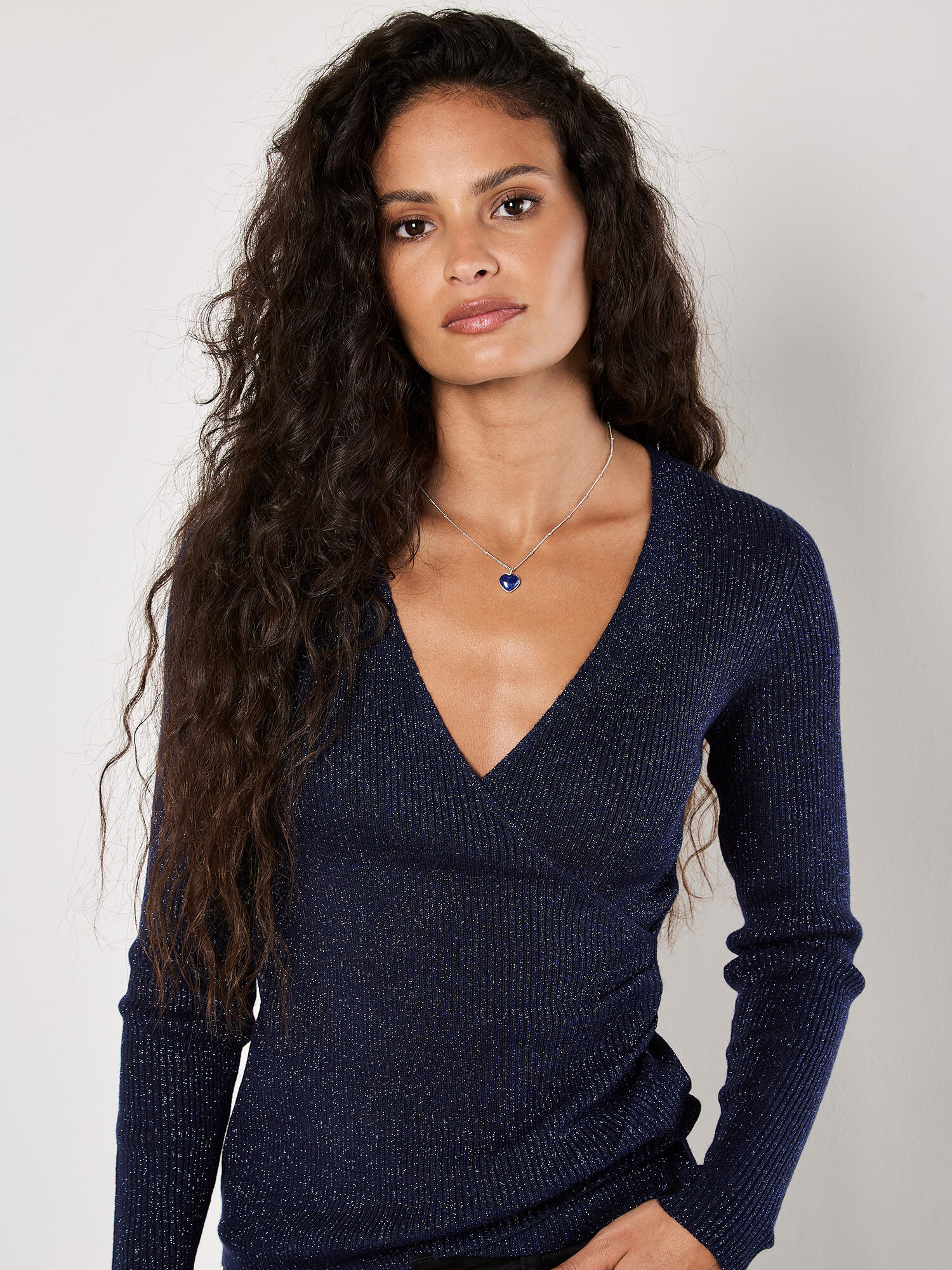 Navy sparkle jumper best sale