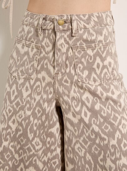 Ikat Gianna Wide-Leg Jeans