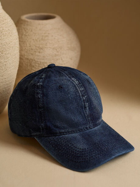 Stone Washed Denim Cap