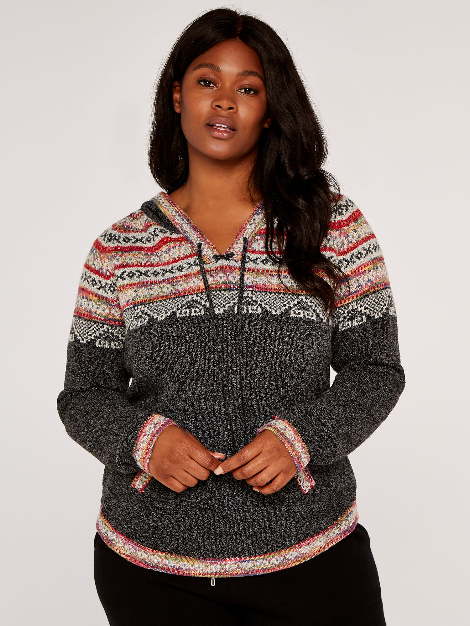Knitted hoodie online