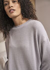 Waffle Lounge Top, Gris, grand