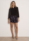 Bandeau Sequin Mini Dress, Assorted, large