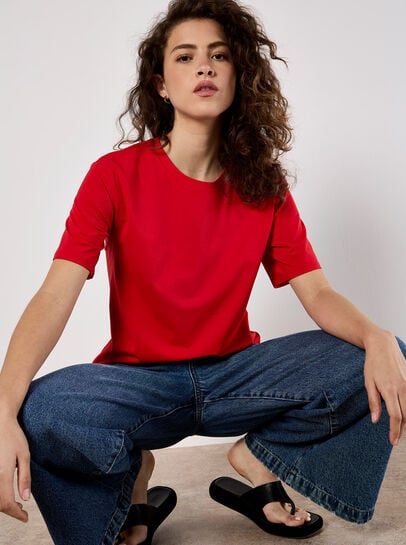 Modal Jersey Basic T-Shirt