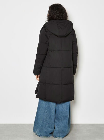 Longline Padded Puffer Coat