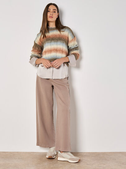Boxy Space Dye Cable Jumper