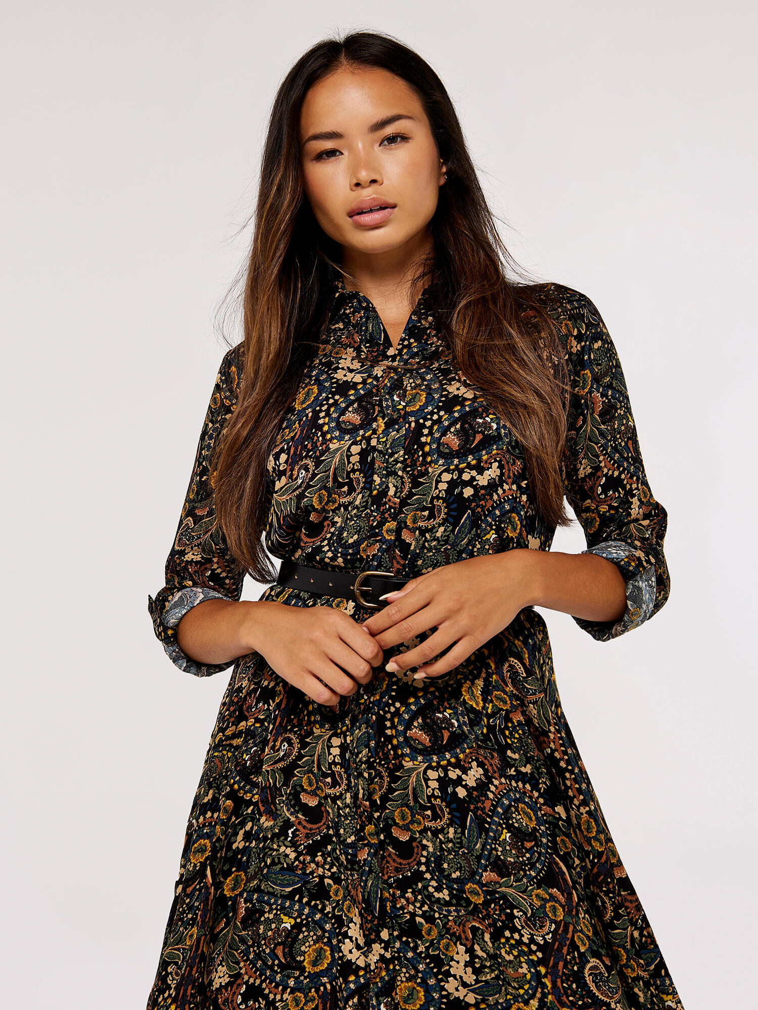 Paisley shop shirt dress