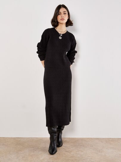 Fine Knit Cable Jumper
