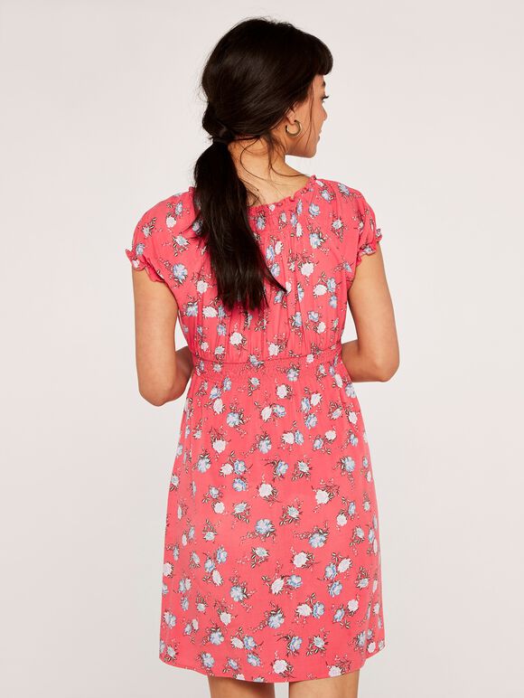 Robe de Milkmaid Rose Vintage, Corail, grande