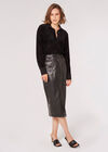 Animal Mix Devore Shirt, Black, large