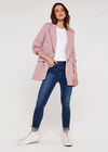 Double Breasted Blazer, Pink, large