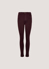 Sienna Skinny Fit Jeans, Burgundy, large