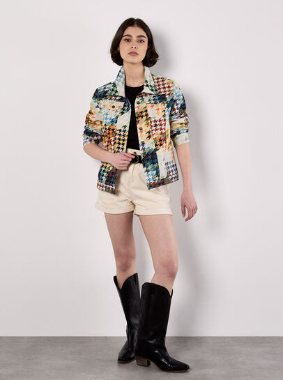 Colourful Dogtooth Jacket
